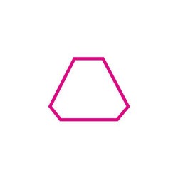 Plastové formy skupinové na minidezerty, Trojuholník 2