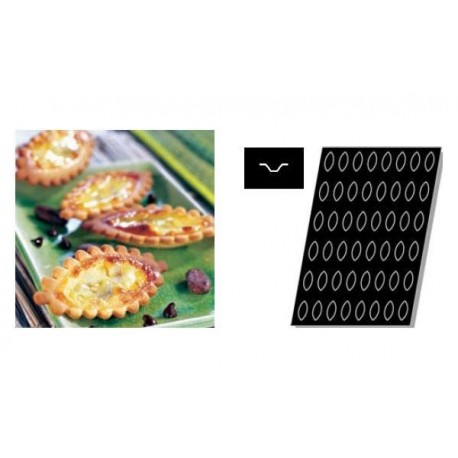 Silikónová forma Flexipan®, Small oval tartlet